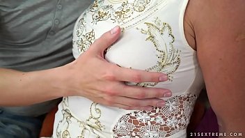 Preview 1 of China Milk Pron - Big assed granny Anett riding her lover&#039_s cock
