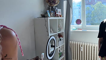 Preview 1 of Bit Aqs - I fuck my girlfriend&rsquo_s friend while she is in the shower but&hellip_.