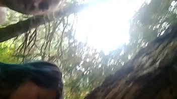 Preview 2 of Messi Blowjob Und Facial - Sex in the woods