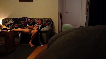 Preview 2 of Blue Panty Hoes - Caught masturbating