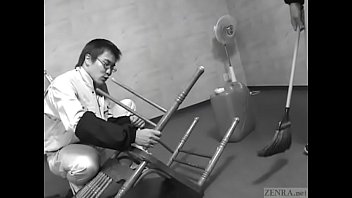 Preview 1 of Rina Ishihara Full Movies - Subtitled mature Japanese woman blue collar sex boss