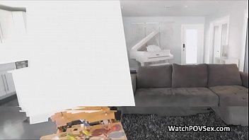 Preview 2 of Emma Warren - Big natural tit muse on artists cock