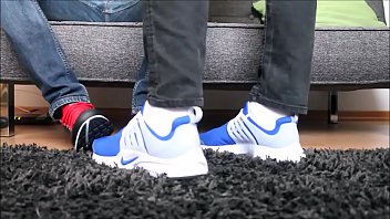 Preview 1 of Mom Angella Donna - Nike Prestos play together [720p]