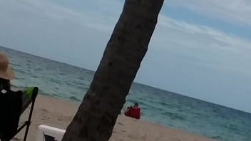 Preview 2 of Twoosexxyz - Sluts at the beach getting cocks hard