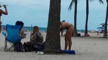 Preview 4 of Twoosexxyz - Sluts at the beach getting cocks hard