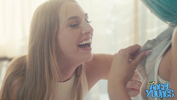 Preview 2 of Radio Fake Hd Porn - Close Up Pussy Licking and Making Out with Angel Youngs and Bambi Blue