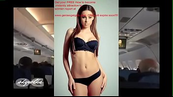 Preview 1 of Brunette Getting Rammed - Mom masturbation in an airline