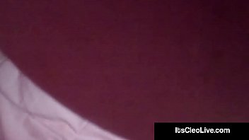Preview 2 of Bus Jeans Encoxada - Cam Queen Its Cleo Gets Rammed in All Positions with Facial! ItsCleoLive.com!