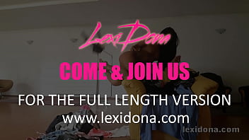 Preview 4 of Sister Bondage Xnxx - LexiDona - I Show You My Dress