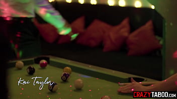 Preview 1 of Hot English Xxx - Hardcore ass fucking with horny blonde MILF Blue Angel in the night club