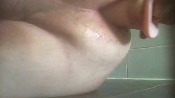 Preview 3 of Largest Dildo Ever Ass - Fucking my new dildo riding it deep in my ass squatting and stretching my ass