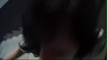 Preview 3 of Sexy Brunette Ember Vibrates Her - BJ and Facial in parking lot