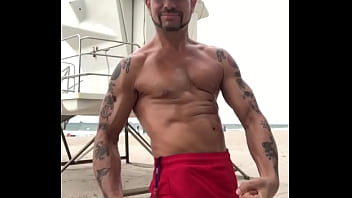 Preview 3 of Sleeping Xx Video - FLEXING AT BEACH