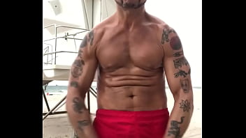 Preview 4 of Sleeping Xx Video - FLEXING AT BEACH