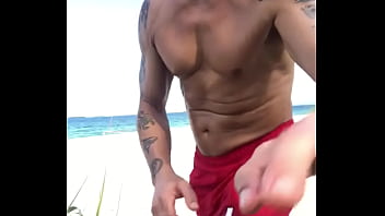 Preview 1 of Big Dick Men Massage Girl - BEACH BODY BRO