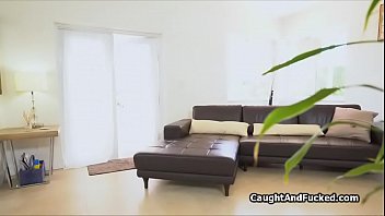 Preview 1 of Son And Grande Mom - Big cock filled cute blonde babe