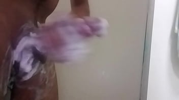 Preview 3 of Slaves Day Out - Soapy Shower Jerk Off With Cumshot