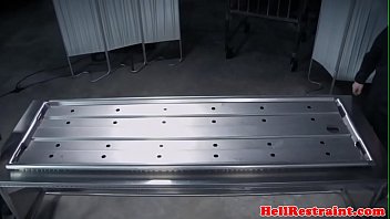 Preview 2 of Pron Oditio - Pierced bdsm sub caned by maledom while bound