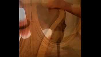 Preview 4 of Deformed Pussy - Masturbating in Vintage Mirrors