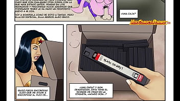Preview 2 of Mammy Teach - Wonder Woman Comic porno FanArt AI Audio..