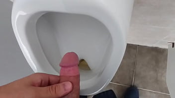 Preview 3 of Sonets Waif - turkish teen public urinal pissing