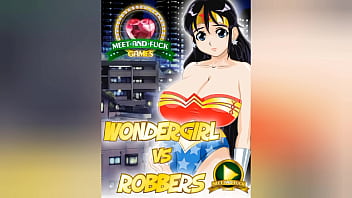 Preview 1 of 4 Guys 3 Girls - Wondergirl vs Robbers