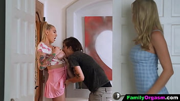 Preview 2 of Podi Lamai Sex Video - FamilyOrgasm - Fortunate Boy Fuck Both of his Sister and Girlfriend