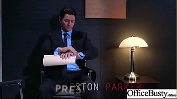 Preview 1 of Candid Long Toes - Sex In Office With Big Round Tits Girl (Anna De Ville) video-04