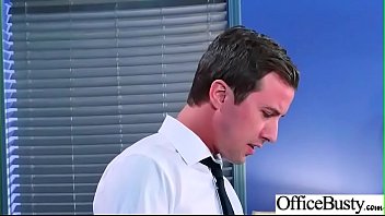 Preview 3 of Young Teen Seduces Man - Sex In Office With Big Round Tits Girl (Juelz Ventura) video-15