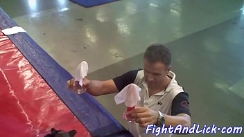 Preview 2 of Sex Roleplay In Hindi - Asian lesbian rides strapon in a boxing ring