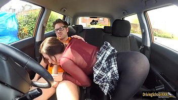 Preview 2 of Mick Blue Anal Virgin - Lola Fae fucked by driving instructor