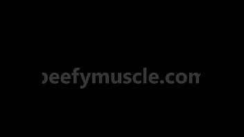 Preview 2 of August Ames With Jordi - beefymuscle.com - Mindblowing muscle bull flexing