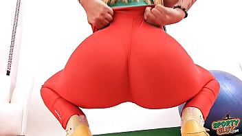 Preview 2 of Xxxii Sexy Film - Huge Perfect ASS Latina In Spandex Deep Cameltoe Big Boobs