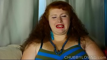 Preview 1 of Sexdebutdk Christina - Super cute chubby redhead loving talking dirty &amp_ fucking her fat juicy pussy