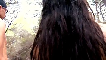 Preview 1 of Muscle Woman Fisting - Hot MILF Fucked in the Wild Woods