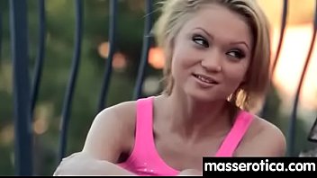 Preview 2 of Maid Caught Dick Flash - Young girl has session with nasty lesbian 14
