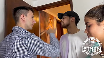 Preview 2 of Sodok Jubur - Wuilmari Albujas Gets Fucked Hard And Feeds Creampie to Loser Cuck BF