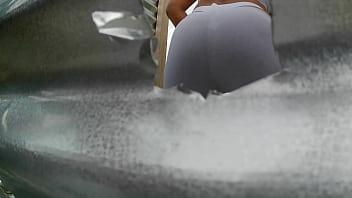 Preview 2 of Engel Sumers - Camara graba en vestidor de playa a latina sexy(BIG BUTT)