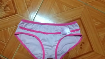 Preview 1 of Anal 3min - Sịp viền hồng thủy chung  | Cum on panties compilation the best!