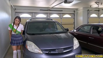 Preview 1 of My Boyfriends Hot Dad - Sami Parker sucking her step dads cock