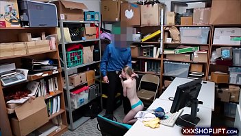 Preview 3 of Xxx Video Com S D - Tiny blonde shoplifter gets her tight pussy fucked