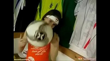 Preview 1 of Japan Legal Porno - Soccer fan teen fucks herself in lockerroom