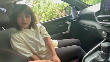 Preview 1 of Naseebo Lal Xxx Video Com Video - 「彼氏にバレないようにね&hellip_」彼氏がいるのに車で浮気する可愛い女子◯生。お互い沢山喘ぐ..