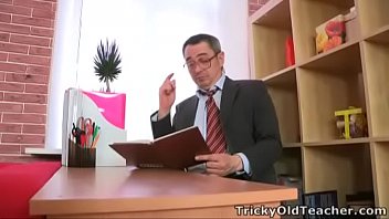 Preview 1 of Kihnu - Tricky Old Teacher - This tricky old teacher gets off on seeing two of his stude