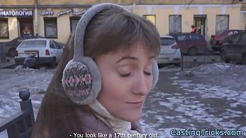 Preview 1 of Porn Nudity Tube - Petite casting amateur sucks cock in pov