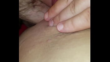 Preview 1 of Lucie Wilde Creamy Yoghurt - 20170817 Close up stuffing wife&#039_s pussy POV