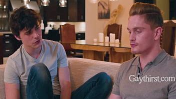 Preview 1 of Crazy Wife Stacy Role Playing - Bestie Gives Me First Gay Experience - Jay Tee,  Asher Day | GayThirst
