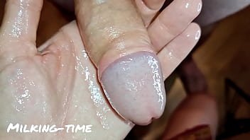 Preview 3 of Saney Loney Pron - Dirty Talking Foreskin Play Tickling Handjob (Milking-time)