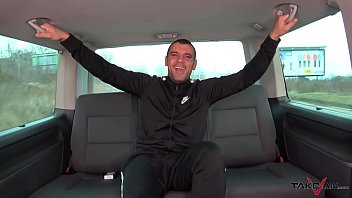 Preview 1 of Daddy Get Me Offf Xx - Traveling blonde make deal with stranger and fuck his big cock in driving car