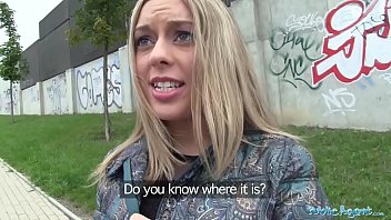 Preview 1 of Malena Morgan Joi - Public Agent Cute Russian with bald shaven pussy